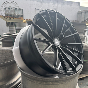 Jantes de Voiture Forgées Concaves Profondes en Alliage d'Aluminium Personnalisées Viaol 18-24" <span class=keywords><strong>Noir</strong></span> <span class=keywords><strong>Mat</strong></span> 5*112 5*120 5*114.3 Compatibles avec CLS63, 4 Pièces, Nouveau - Product Image 5
