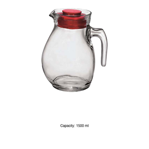 Jarra para Sangría con Tapa Roja, 1.5 L, Bormioli Rocco 12-Ct12-Pro - Product Image 3