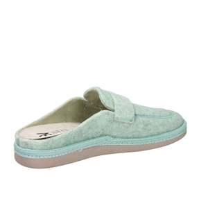 Salvi Pantoufles d'hiver pour femmes Aquamarine 61L-001 Chaussures d'intérieur doublées de polaire douce - Product Image 4