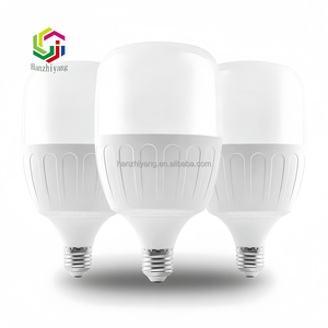 Bombilla LED de alto brillo 5W 15W 20W 30W 40W 50W 60W Bombilla LED antiparpadeo alto CRI 80 lúmenes Bombilla LED de aluminio