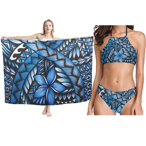 <span class=keywords><strong>Pareo</strong></span> de Playa <span class=keywords><strong>Grande</strong></span> para Mujer, Tipo Sarong, Estampado, de Algodón Twill, 1 Pieza - Product Image 6