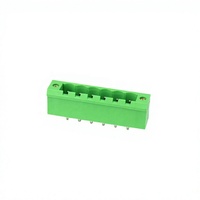Connecteur mâle de soudure PCB en PA66 vert, série 2EDGKM, bornier à broches 2P-14P en option