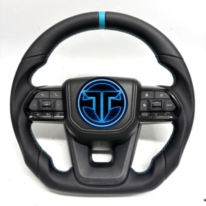 Volante de Cuero para <span class=keywords><strong>Toyota</strong></span> Prado Land Cruiser Camry Corolla GR LC300 LC250 LC200 LC105 LC79 LC70 LC76 N70 N80 - Product Image 1