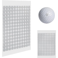 Autocollants réfléchissants à points - Pack de 308 pour une meilleure détection par les caméras haute vitesse et les simulateurs, accessoires de marquage pour balles de golf