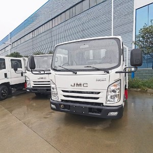 รถบรรทุกขนาดเล็ก JMC 4x2 5 ตัน คุณภาพสูง แบบพื้นเรียบ ใช้เชื้อเพลิงดีเซล พร้อมรั้วกั้นบรรทุกสินค้า สำหรับขาย - Product Image 2