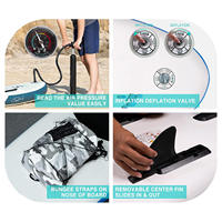 Planche à pagaie gonflable avec tous les accessoires