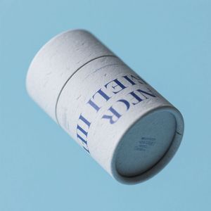 Custom Self-Erecting Cylinder Kraft <b>Paper</b> Lip Balm & Deodorant <b>Packaging</b> Gift Box - Product Image 4