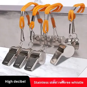 Fischietto sportivo professionale in acciaio inossidabile per arbitri e allenatori di basket e allenamento all'aperto - Product Image 2