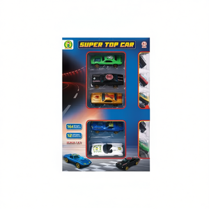Juego de coches de juguete Super Top Car de metal fundido a presión, escala 1:64, 12 coches de carretera, 15 coches deportivos para niños de 3 años en adelante - Product Image 2