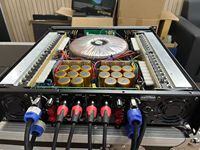 Amplificateur de puissance audio professionnel 4 canaux A800 4X800W 4X1000W 2U en métal durable avec transistors Anson pour système sonore
