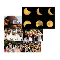 Lunettes d'Éclipse Solaire en Papier Validées par la NASA, Certifiées ISO CCQS, Approuvées pour l'Observation Directe du Soleil, Lunettes de Sécurité Tactiques