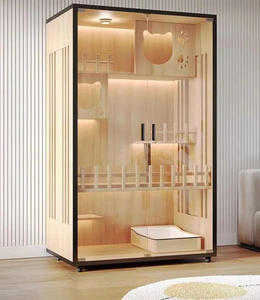 מכירות ישירות במפעל וילה חתול גדול מקורה גדול עץ חתולי עץ גדול מקורה של חתול זכוכית - Product Image 4