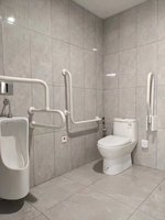 Barre d'appui droite antibactérienne et anti-moisissure YJL, capacité 120 kg, finition lisse, durable, équipement de sécurité le plus récent YJL9101