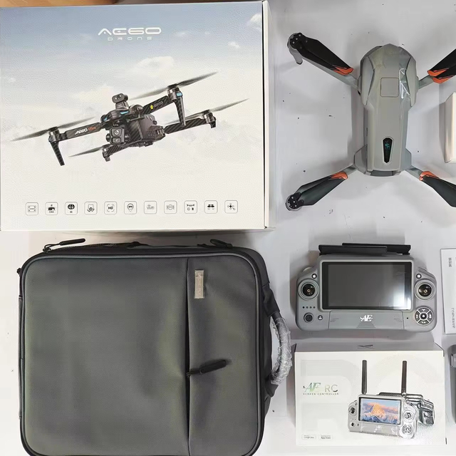 . AE60 Ultra Dron Professional 5G Brushless Motor Foldable Quadcopter 4K UHD Camera Obstacle Avoidance 6KM Perfect Toy Drone