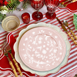 Juego de Platos de Cerámica con Estampado Floral Pintado a Mano, Color Verde Oscuro, Lujoso y Duradero, <span class=keywords><strong>Vajilla</strong></span> Elegante en Contraste para una Experiencia Sofisticada - Product Image 3