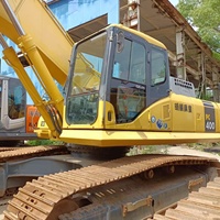 Excavatrice sur chenilles hydraulique Komatsu PC400 d'occasion, d'origine japonaise, 40 tonnes, prix avantageux, prête à être expédiée, machine de terrassement Komatsu d'occasion