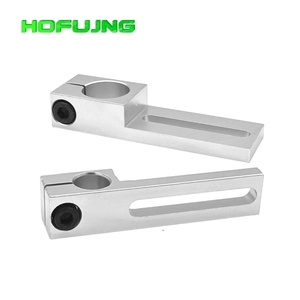 Abrazadera de tubo de acero fija personalizable para soporte de manipulador con cilindro deslizante y opciones OEM - Product Image 2