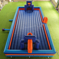 Terrain de jeu de savon gonflable Trampoline de parc Terrain de basket gonflable pour terrain de football Juego