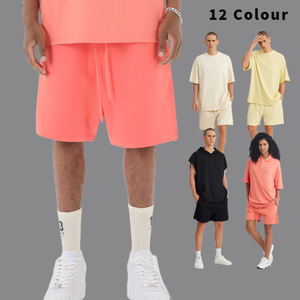 Pantalones Cortos Deportivos para Hombre, 100% Algodón, Felpa Francesa, Transpirables, Anti-UV, con Logotipo Personalizado, Estilo Casual - Product Image 6