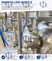 Machine de remplissage automatique de seringues en plastique pour appâts en gel anti-parasites, remplisseur de gel pour la production de seringues de pesticides insecticides
