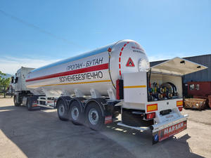 Semi-remorque citerne de transport de GPL haute sécurité 45m³ 3 essieux 21 tonnes de capacité certifiée ASME AD2000 pour gaz de pétrole liquéfié - Product Image 4