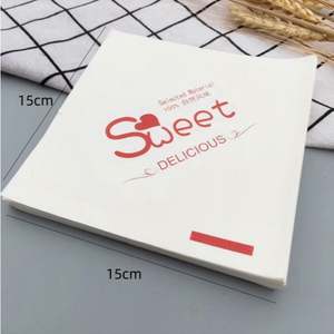 Custom Print Logo Recyclable Small French Fries Burger Kraft <b>Paper</b> Bags Triangular Shape Double-Sided Greaseproof Pocket Cookies - Product Image 1