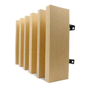 Diseño Moderno de Techo Acústico de Aluminio Impermeable, Revestimiento Metálico Suspendido de 100x30 mm <span class=keywords><strong>para</strong></span> Decoración de Oficinas - Product Image 6