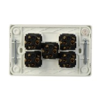 Interrupteurs standard australiens OEM/ODM approuvés SAA, 1 interrupteur 2 voies 16A Slimline 250V, interrupteur d'éclairage standard australien