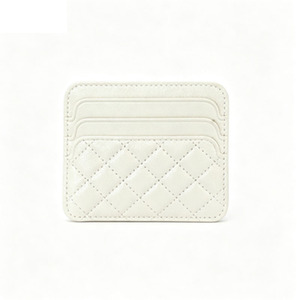 Porte-cartes Zenos pour femme en cuir d'agneau véritable, fin, anti-RFID, multi-emplacements, mini portefeuille pour cartes d'identité, cartes de crédit et photos - Product Image 1