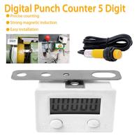 Compteur électronique avec écran LCD, 1 pièce, compteur de poinçons, industriel, Durable, pratique, numérique de proximité, 5 chiffres, capteur magnétique, boxe