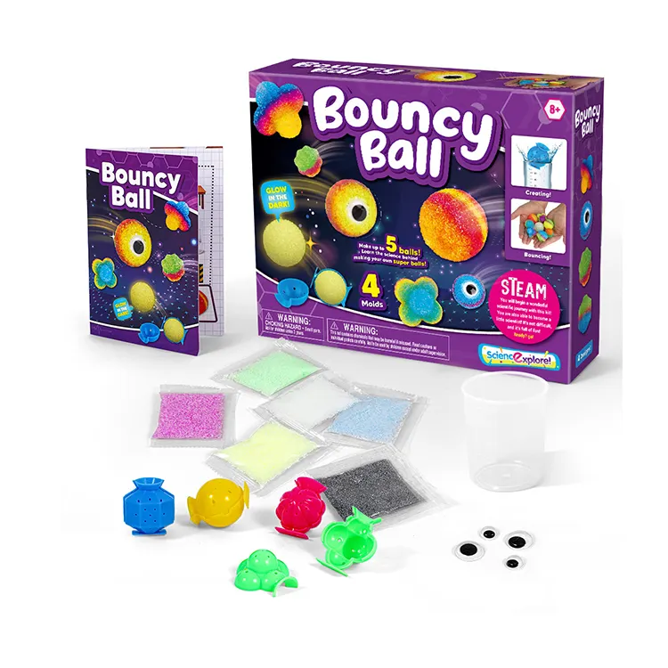 Lustige DIY Hüpf bälle Art & Craft Kits für Kinder Bouncy Ball Making Kit Wissenschaft Bastel projekte für Kinder