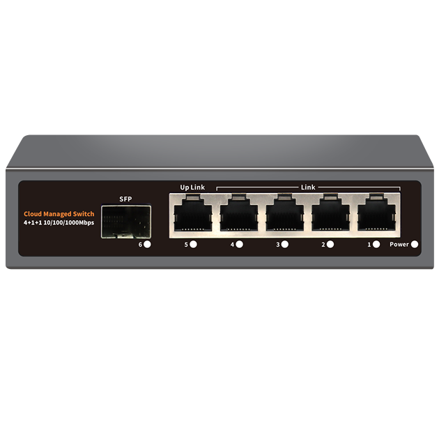 Hot Sale 5 Ports 10/100/1000Mbps Full Gigabit Ethernet Switch 12V with Lite Managed  WEB/ APP