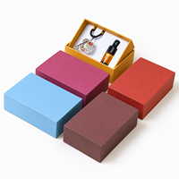 Coffret Cadeau Diffuseur Suspendu pour Voiture Sans Flamme en Verre Cinq Bénédictions avec 5 Huiles Essentielles Végétales, Boîte Cadeau, OEM Disponible