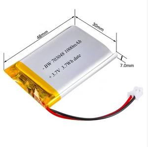 Encore Custom BW 703048 1000mAh batería de polímero de litio Li Ion Lipo 3,7 V batería plana recargable bolsa celda para altavoz - Product Image 4