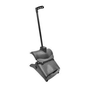 Black Windproof Commercial Hotel Lobby Cleaning <b>Broom</b> Soft PP <b>Broom</b> Head and <b>Dustpan</b> for Dust Collection - Product Image 6