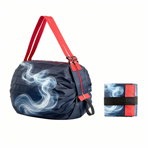 Bolsa de Viaje Plegable de Poliéster y Nailon con Logotipo Personalizado del Fabricante, Bolsa de Viaje Duradera para Fin de Semana - Product Image 1