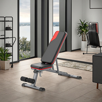 Banc de musculation pliable réglable en fer de haute qualité, multifonctionnel, inclinable et déclinable, pour la salle de sport à domicile