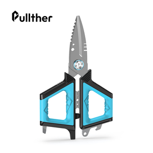 Pullther kéo câu cá 6.3inch kéo câu cá cho dây bện dây câu máy cắt răng cưa lưỡi đa chức năng - Product Image 1