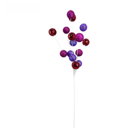 Ornements réfléchissants en forme de boule à motifs floraux disco, fabriqués sur mesure, écologiques, pour les fêtes de festival et les anniversaires