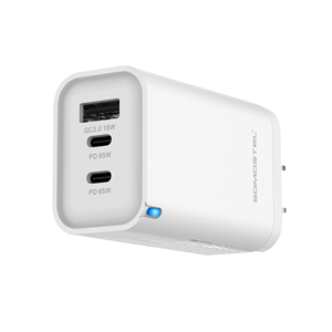 Cargador de teléfono móvil GaN de 65W <span class=keywords><strong>para</strong></span> <span class=keywords><strong>iPhone</strong></span> 17 Pro, superventas, enchufe de EE. UU. con puerto C y enchufe de la UE de EE. UU. - Product Image 1