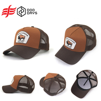 Casquette de camionneur unisexe 5 panneaux personnalisée avec logo brodé animalier de haute qualité, nouvelle mode, casquettes de baseball de camionneur