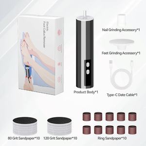 Removedor de Callos Eléctrico Inalámbrico 2 en 1, Papel de Lija Reemplazable, 9 Velocidades, Herramientas de Pedicura, Amoladora de Pies Portátil - Product Image 6