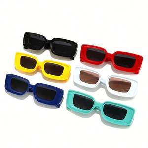 Lunettes de soleil rectangulaires vintage 2025, couleur bonbon, style Y2K, UV400, petites lunettes carrées pour femmes - Product Image 5