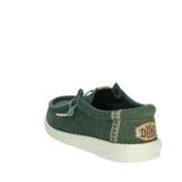 Chaussures en toile respirantes pour hommes, style slip-on, couleur vert Verdone, décontractées, toutes saisons, semelle intermédiaire en EVA, semelle extérieure en caoutchouc