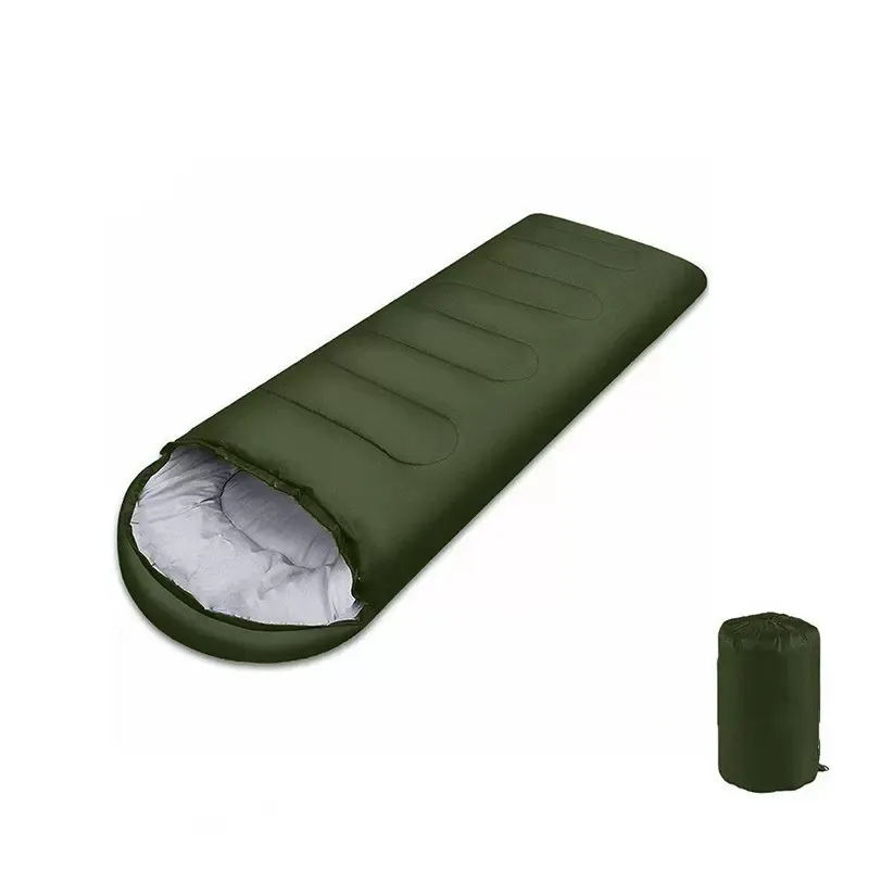 Outdoor Emergency Sleeping Bag Camping Hiking Warm Portable Thickened Hooded Soft Comfortable Winter Sleeping Bag