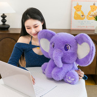 Usine ODM de jouets en peluche en Chine : Nouvelle Peluche Éléphant Bébé Ange Mignonne et Moelleuse, Coussin de Lit Décoratif pour la Maison, 30-50cm avec CE/CPC