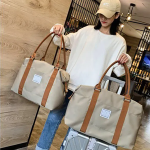 Borsa da viaggio Weekender personalizzata di grande capacità separazione bagnata e asciutta borsa da viaggio impermeabile <span class=keywords><strong>oxford</strong></span> borsone sportivo da palestra - Product Image 5