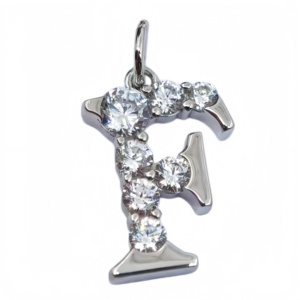 Collar con colgante de letra en plata 925 de UM Jewelry Classic para mujeres, niños, aniversarios, regalos de boda y ocasiones festivas. - Product Image 6