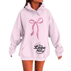 Sudaderas de Felpa para Mujer, Ropa de Invierno, Ligeras, Manga Larga, con Bolsillos, Estilo Preppy, Bordado Gráfico 3D en la Parte Delantera - Product Image 1