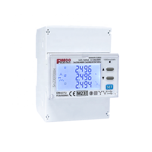 Medidor de Energía Trifásico Fineco RS485 Modbus RTU KWH 65A con Certificación MID EM4372, Analizador de Energía Inteligente con Pantalla LCD de Alta Precisión EM43 - Product Image 4